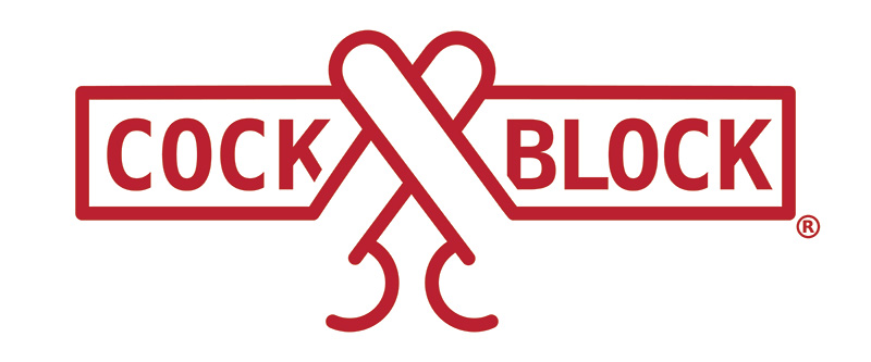 CockBlock Logo Lateral Red